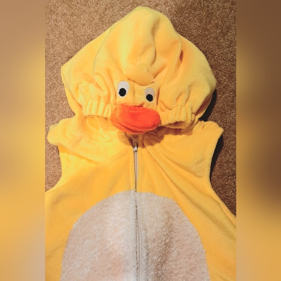 EASTER CHICK COSTUME - One-piece, zip-in, size 18 mo - 3T - Picture 2 of 5